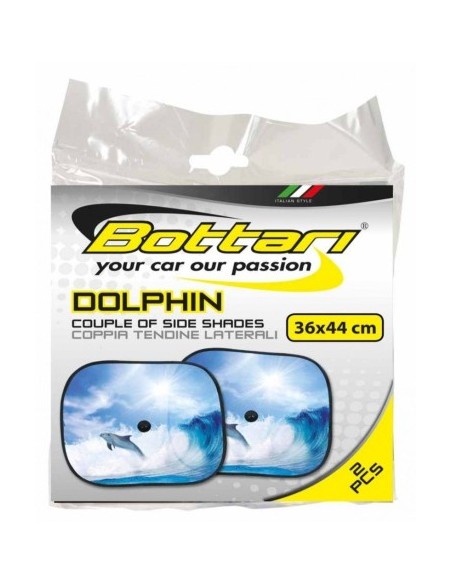 Set 2 side sunshades Dolphin 36x44 cm Bottari