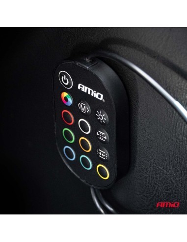 Set 2buc Banda Led Auto flexibile cu controler...