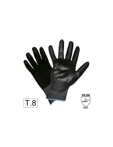 Work Gloves with Reinforced Polyurethane Palm...