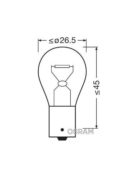 2 db 12V PY21W Sárga (Króm) Next Gen OSRAM