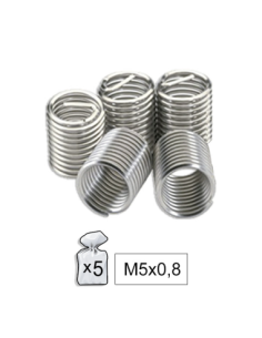 Set of 5 M5X0.8 Threads