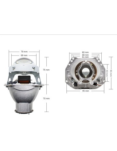 Лупи за фар Bixenon 3" тип Hella G5 за крушки...