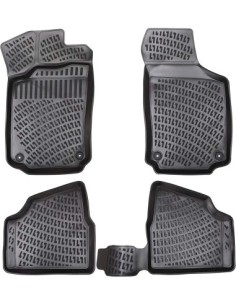 Rubber mat set type tray for Opel Corsa C 2000-2006