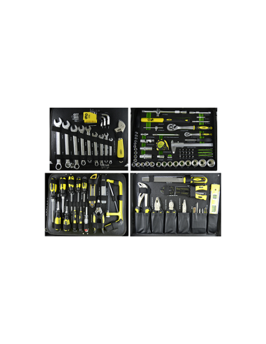 Complete Tool Set in Aluminum Trolley 159 Pieces