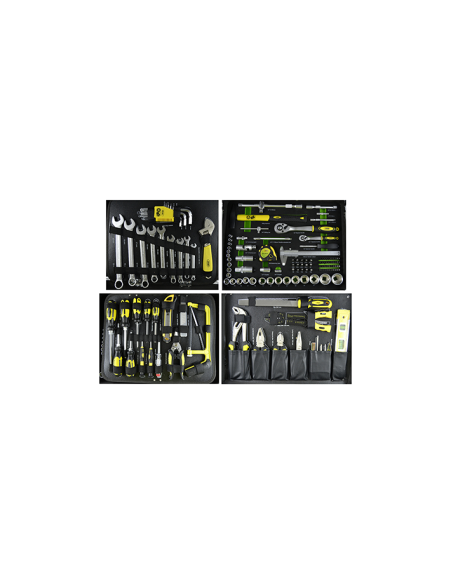 Complete Tool Set in Aluminum Trolley 159 Pieces