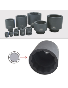 Impact Socket 1/2 Inch XZN 36MM