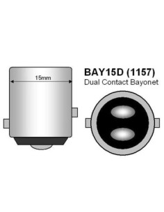 Led auto ALB 50W BAY15D / P21/5W, 12V-24V Canbus led CREE... 2