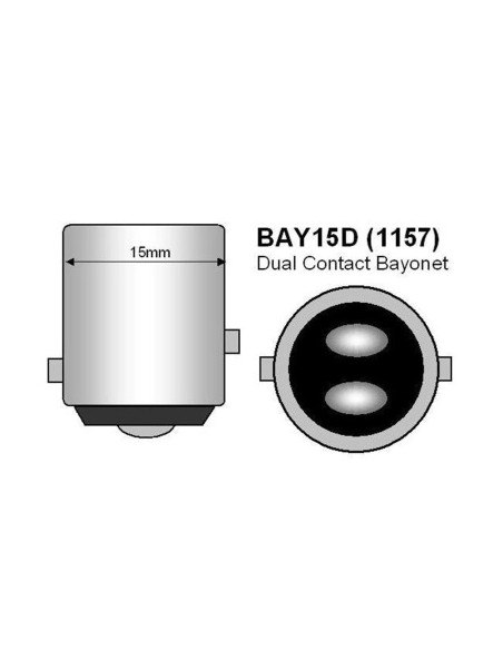 Led auto ALB 50W BAY15D / P21/5W, 12V-24V Canbus led CREE - BTLE1120C-BAY15D-ALB