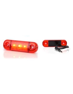 Лампа Габарит Led 709 W97.1 12V-24V Позиция Червен Was 2