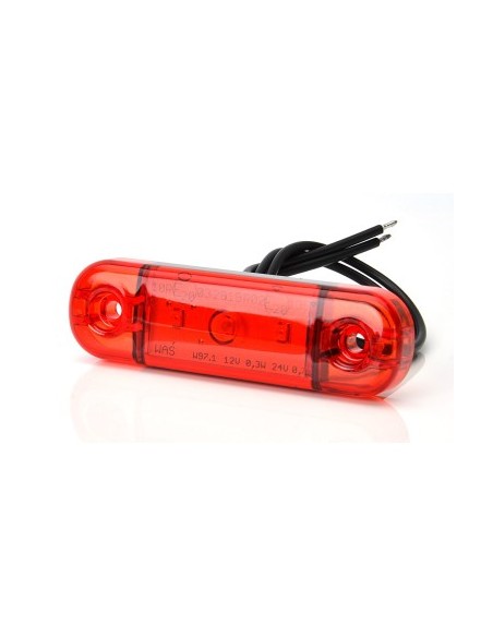 Λάμπα Γκαμπαρίτ Led 709 W97.1 12V-24V Θέση Κόκκινο Was
