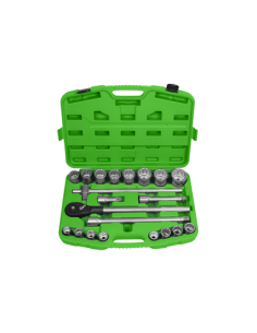 Socket Wrench Set 3/4` with 21 Pieces 12 Points
