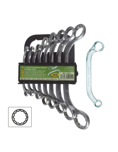 Set of 8 Half-Round Keys