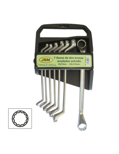 Set of 7 Angle Wrenches