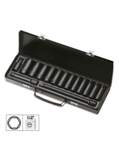 15-Piece Impact Set with 12 Long 1/2 INCH Hexagonal...