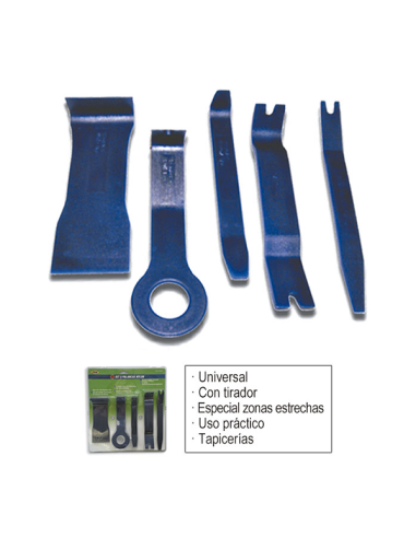 Set of 5 Plastic Pry Tools for Upholstery Removal