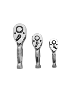 Set 3 Clichet Scurt 1/2 3/8 1/4 INCH - Crom
