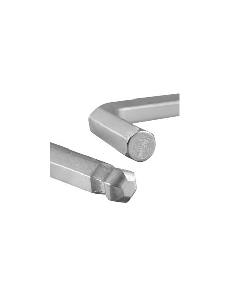 Set of 9 Extra Long Hex Keys with Round Head