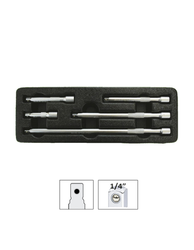 1/4` Extension Socket Set with Normal Head
