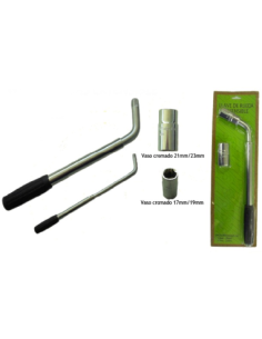 Adjustable Wheel Wrench with Reversible Socket