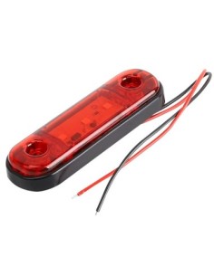 12V-24V Piros LED-es autós lámpa