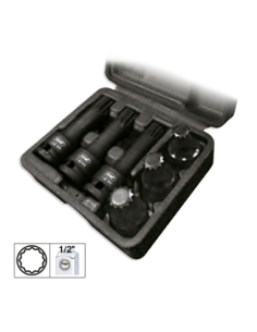 Set Of 6 XZN 1/2` Impact Sockets