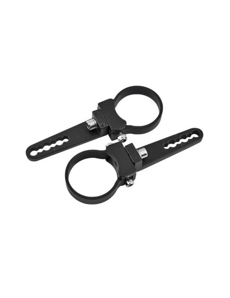 Set of 2 universal mounts for projector installation on bars with a maximum diameter of 3 inches