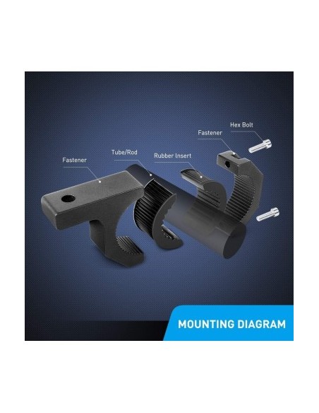 Universal Mounting Bracket Set for Projectors on Handlebars