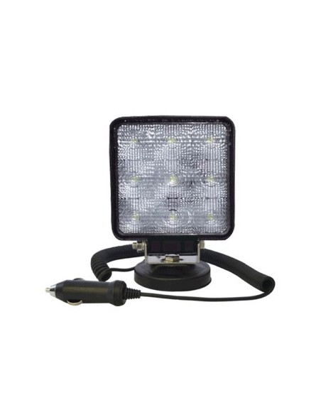 Work LED Projector with Cigarette Charger, Diffused Light Magnetic Base, JBM