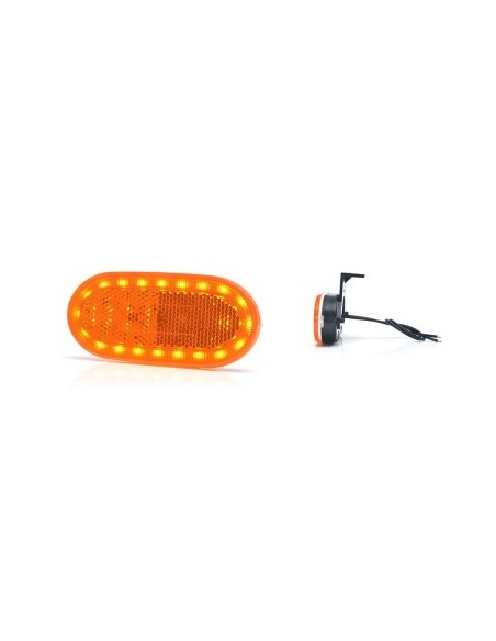 LED Marker Light 1386 W197 12V-24V Orange Position Was