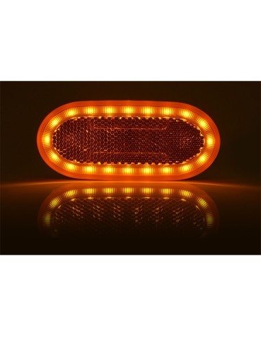LED Marker Light 1386 W197 12V-24V Orange...