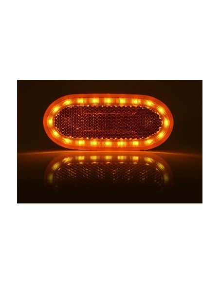 LED Marker Light 1386 W197 12V-24V Orange Position Was