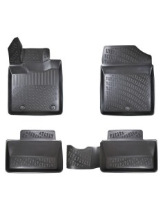 Rubber mat set type tray for Kia Picanto II 2011-2017