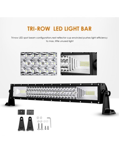 Auto LED Bar 324W, 3-row LEDs, 12V-24V, 22680...