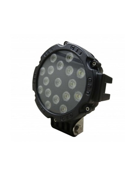 Proiector LED Auto Offroad 51W/12V-24V, 3740 Lumeni, Negru, Spot Beam 30 Grade