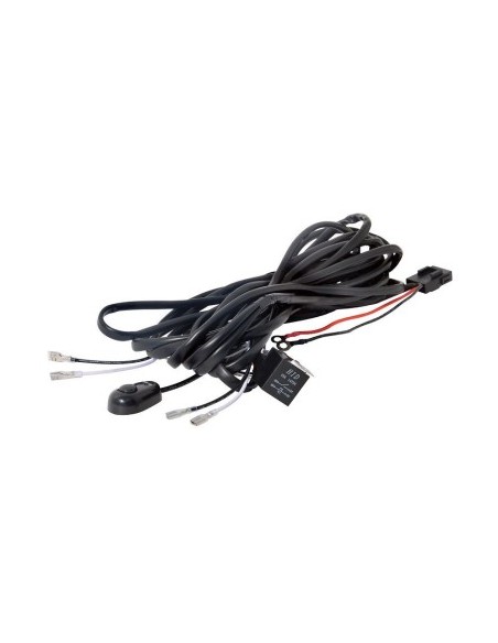 Wiring with Button and Relay for 2 LED Projectors/LED Bar up to 240W