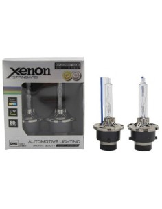 Set of 2 premium D2S xenon bulbs + 80% more light