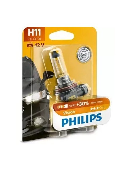 Λάμπα αυτοκινήτου Philips H11 Vision +30% 12V , 55W