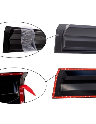 Set Ornamente laterale portiere negru mat Ford...