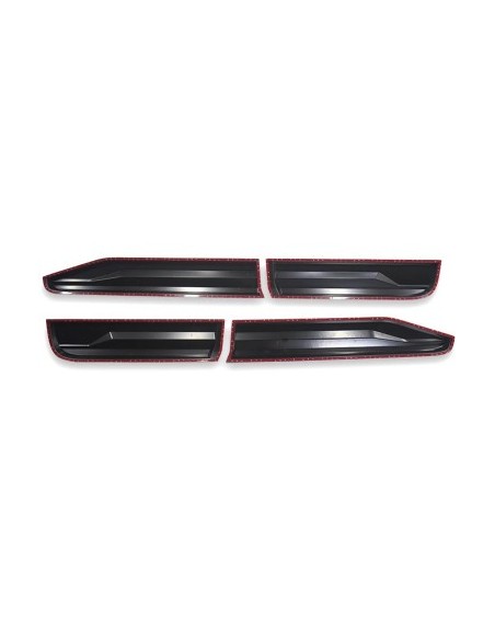 Set Ornamente laterale portiere negru mat Ford Ranger T9 2022+