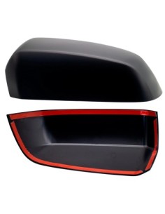Set of 2 matte black mirror covers for Ford Ranger T9...