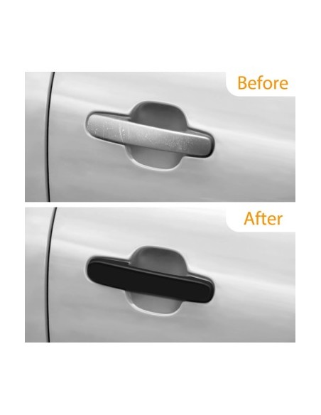 Set of 4 Matte Black Door Handle Trims for Ford Ranger T9 2022-present