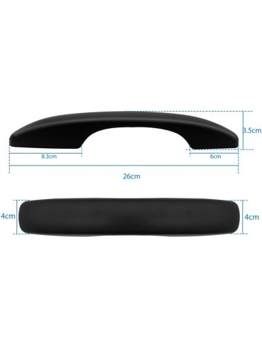 Set of 4 Matte Black Door Handle Trims for Ford...