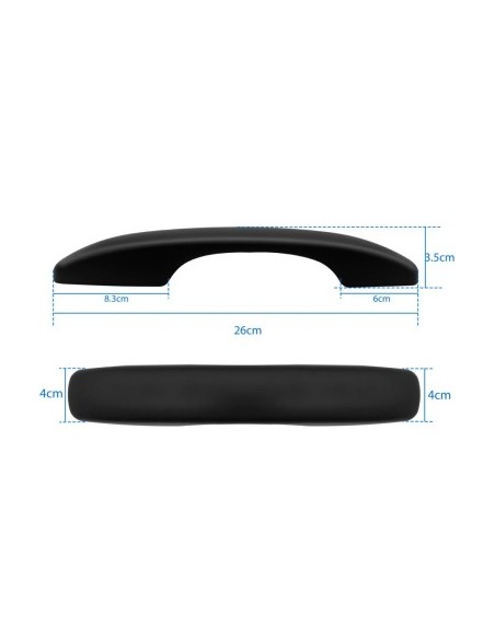 Set of 4 Matte Black Door Handle Trims for Ford Ranger T9 2022-present
