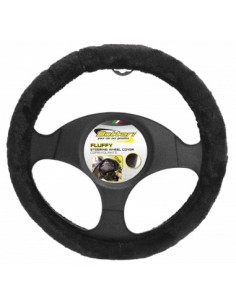 Fluffy Winter Plush Steering Wheel Cover 38 cm Bottari