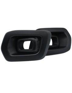 Set 2 Fog Light Covers Matte Black Ford Ranger T8...