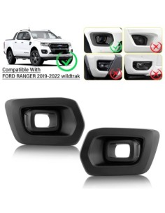 Σετ 2 Διακοσμητικά Φώτα Ομίχλης Ματ Μαύρο Ford Ranger T8... 2
