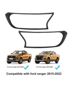 Σετ 2 ματ μαύρων διακοσμητικών φαναριών για Ford Ranger... 2