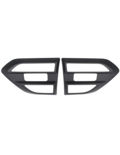Set 2 Black Matte Wing Trims Ford Ranger T7, T8 2015-2022