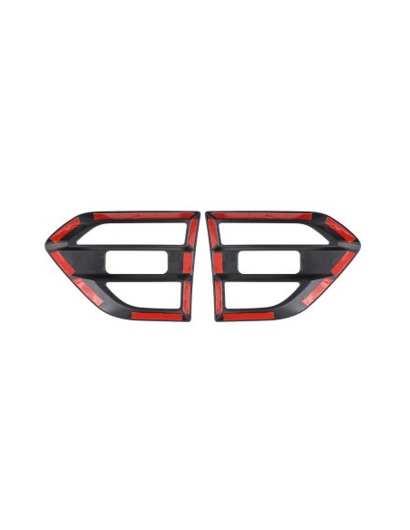 Set 2 Ornamente aripa negru mat Ford Ranger T7, T8 2015-2022