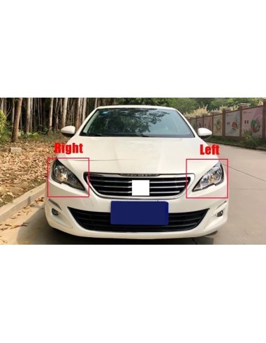 Right Headlight Glass for Peugeot 408 (2014 -...